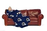 St. Louis Rams Adult Comfy Throw Blanket with Sleeves