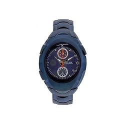 YEMA by Seiko of France Men's RALLYGRAF Limited Edition Metallic Blue Chronograph Watch Model: YM825