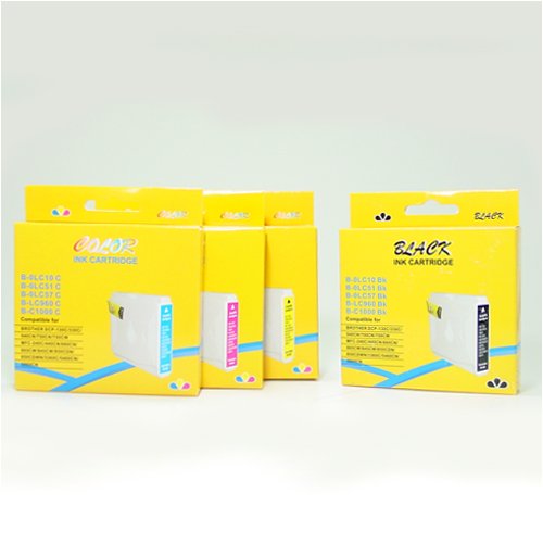 12 Pack Brother LC51 Compatible Ink Cartridges (3BK, 3C, 3M, 3Y) LC-51