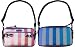 Longchamp Pink Blue Multicolored Striped Shoulder Bag 2735-080