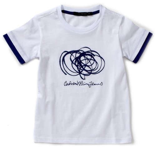 Calvin Klein Jeans Baby - Jungen Hemd CKP088 JV6K6, Gr. 104 (4Y), Wei&szlig; (001) Preisvergleich