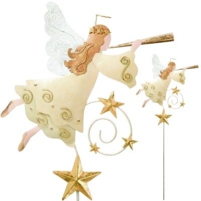 Jiggle Garden Stake - Angel - by Regal Gift
