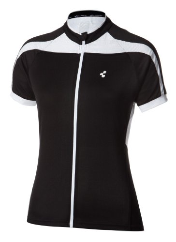 Cube WLS Blackline Fahrrad Damen Trikot kurz schwarz/weiss 2012