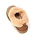 Sheep Touch Women's BALM Twin-Faced Australian Sheepskin Slippers Closed-Back Chestnut