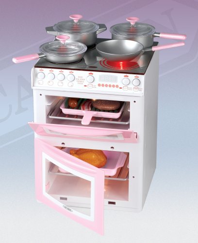 Childrens Toyshop  Toys : Casdon Toy Mini PINK Electronic Cooker