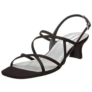 Buy Dyeables Ladies Erin Sandal,Black,6 M US by Dyeables