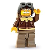 Lego: Minifigures Series 3 > Old Timer Pilot Mini-Figure