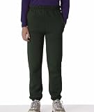 JERZEES Youth SUPER SWEATS Pants S Forest Green