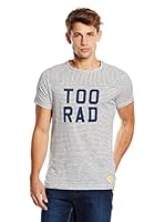 Springfield Camiseta Manga Corta (Azul / Blanco)