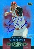 Bronson Arroyo Autographed/Hand Signed Baseball Card (Cincinnati Reds) 2006 Upper Deck Epic #27