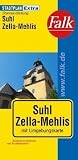 Falk Stadtplan Extra Standardfaltung Suhl / Zella-Mehlis