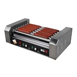 Roller Dog RDB18SS Commercial 18 Hot Dog Roller Grill Cooker Machine