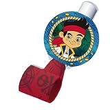 Disney Jake and the Never Land Pirates Blowouts (8) Party Accessory