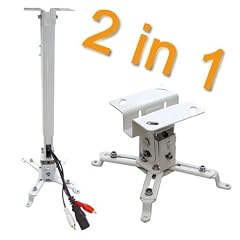 Elektronik-Star Universal Beamer Deckenhalter Stahl Deckenhalterung 20kg 43-65cm PRB-2