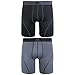 adidas Men's Sport Performance 2-Pack Midway, Black/Thunder Thunder/Black, Small