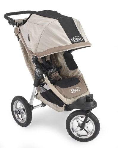 Baby Jogger City Elite Single Stroller - Tan/Black