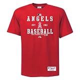MLB Los Angeles Angels Short Sleeve Basic Crew Neck Tee