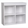 Open Top Cubby Unit In White Finish By Ameriwood Furniture