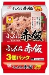 Maru-chan plump red rice three pack X4 set (a total of 12 pieces)