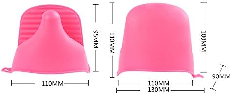 Alip Resistant High Temperature Silicone Insulated Non-slip Oven Mitts Gloves