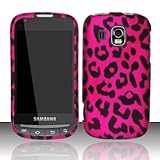 Samsung Transform Ultra M930 Accessory -Hot Pink Leopard Spot Skin Design Protective Hard Case Cover for Sprint / Boost Mobile