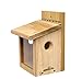 Kettle Moraine Cedar Post Mount Bluebird Mealworm Feeder