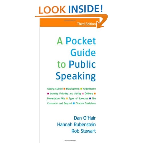 A Pocket Guide to Public Speaking