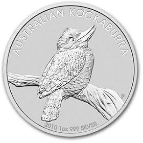 2010 Australian Kookaburra 1 Ounce Silver Coin