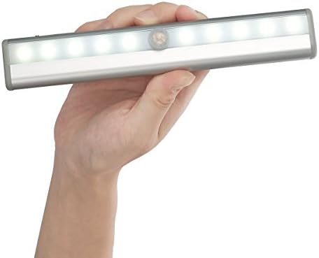 LED Wireless Night Light Motion Activated Sensor with Battery Operated Wardrobe Light Closet Cabinet Wall Light with Magnetic Strip