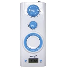 Zadro ISING FM Shower Radio, Blue