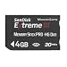 SanDisk ExtremeIII MemoryStick Pro-HG Duo 4GB �]�����x30MB/sec SDMSHX3-004G-J31