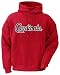 St. Louis Cardinals MLB Red Cardinals Embroidered Tackle Twill Hooded Sweatshirt By Nike Team Sports (M=40)