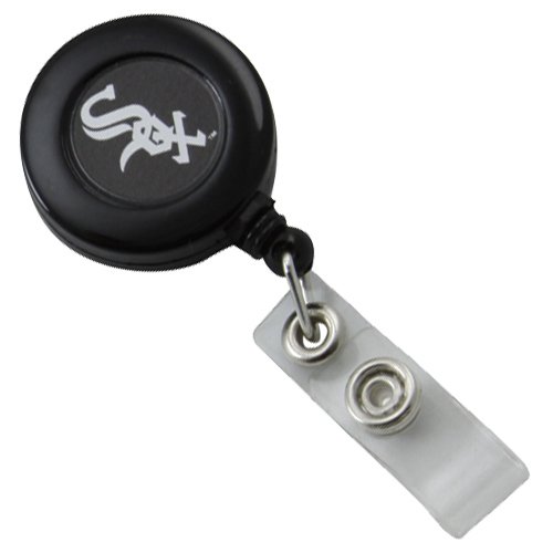 Chicago White Retractable Badge Holder