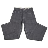 Marc Ecko - Ecko Unlimited Mens Dark Blue Baggy Fit Denim Jeans