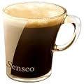 Senseo Design Espresso Glas Tasse (mit Milchglas) Fassungsverm�gen: 100ml