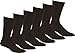 Sakkas Men's Cotton Blend Ribbed Dress Socks Value 6-Pack