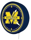 20 inch Neon Wall Clock NCAA Team - Michigan - NCAA Team