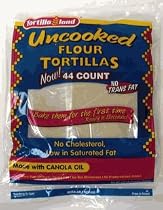 Uncooked Flour Tortillas by Tortillaland - 8 inch - 44 Count in Pack