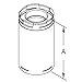 4'' x 6 5/8'' Simpson DirectVent Pro 6'' Black Chimney Pipe - 46DVA-06B