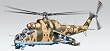 1/48 MiL-24 Hind Helicopter Plastic Model Kit