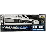 HOT TOOLS HTBW11 Flat Iron, Black/White, 1 Inch