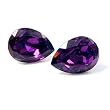 Purple Swarovski Elements Teardrop Stud Earrings Fashion Jewelry