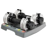 Jillian Michaels Ultimate 12.5 lb. Adjustable Speed Dumbbells