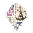 Postage Fringe Studio Chandlier Crystal Drop Shape Magnet