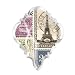Postage Fringe Studio Chandlier Crystal Drop Shape Magnet