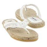 Steve Madden Tampa White thongs