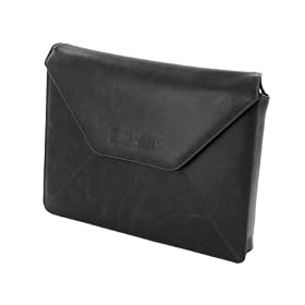 COOL BANANAS Envelope Leather Case in black for MSI Wind U100 10,2