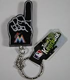 Miami Marlins MLB # 1 Finger Keychain