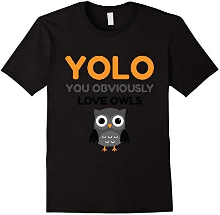 Men's OWL shirts Owl lovers 2XL Black