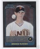 2003 Bowman Chrome Draft 76 Brooks Mcniven Giants (RC - Rookie - Baseball Cards)